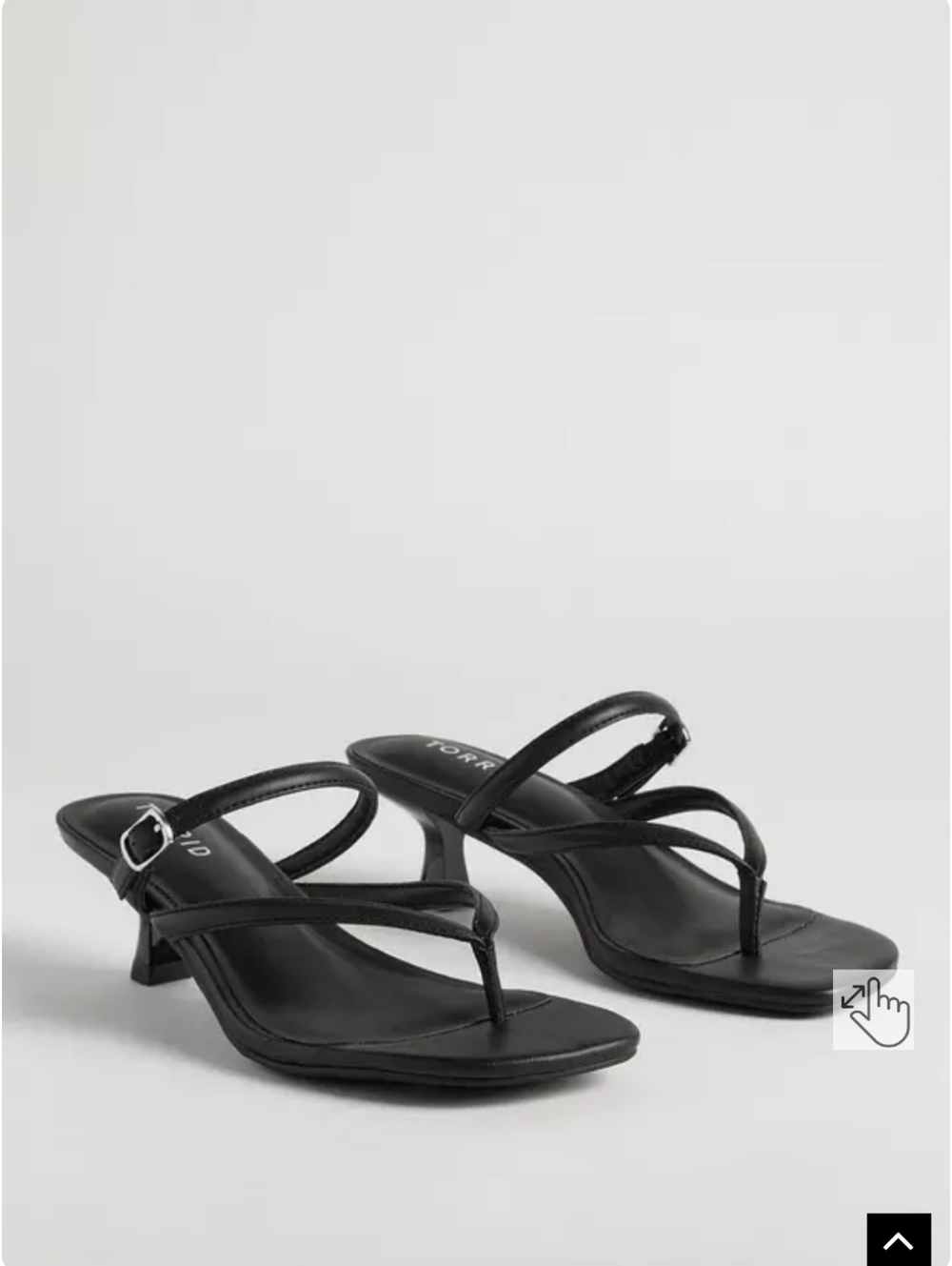 NWOT Torrid 13WW Kitten Heel Sandal